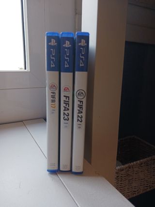 Pack FIFA 17, 22 y 23 - PS4