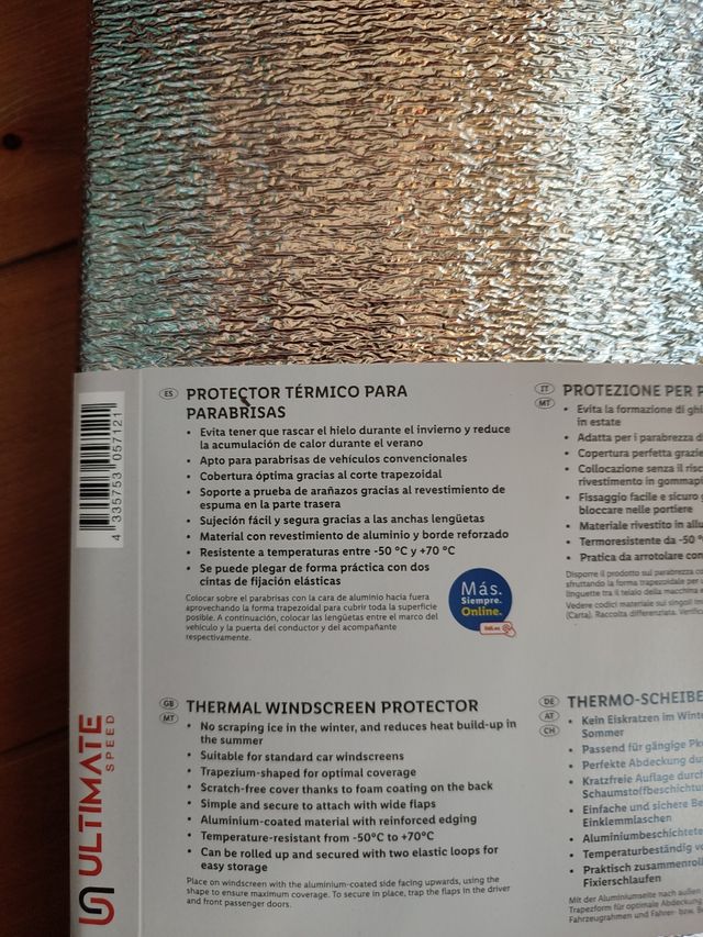 Parasol térmico Ultimate Speed