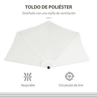 Sombrilla de pared 
