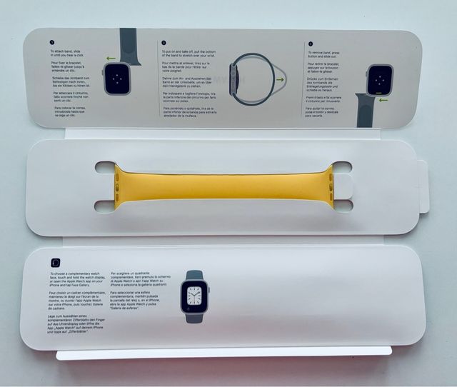 Apple Watch Solo Loop Amarilla