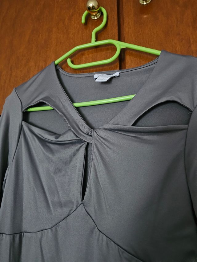 Body gris mujer - Talla L