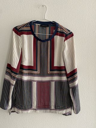 Blusa Cortefiel multicolor estampada