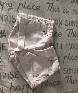 Shorts vaqueros Shein blancos