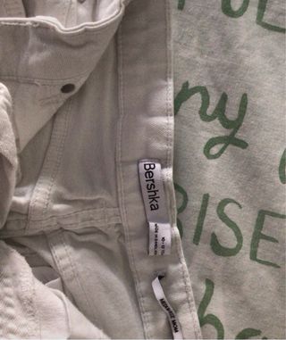 Shorts vaqueros Shein blancos