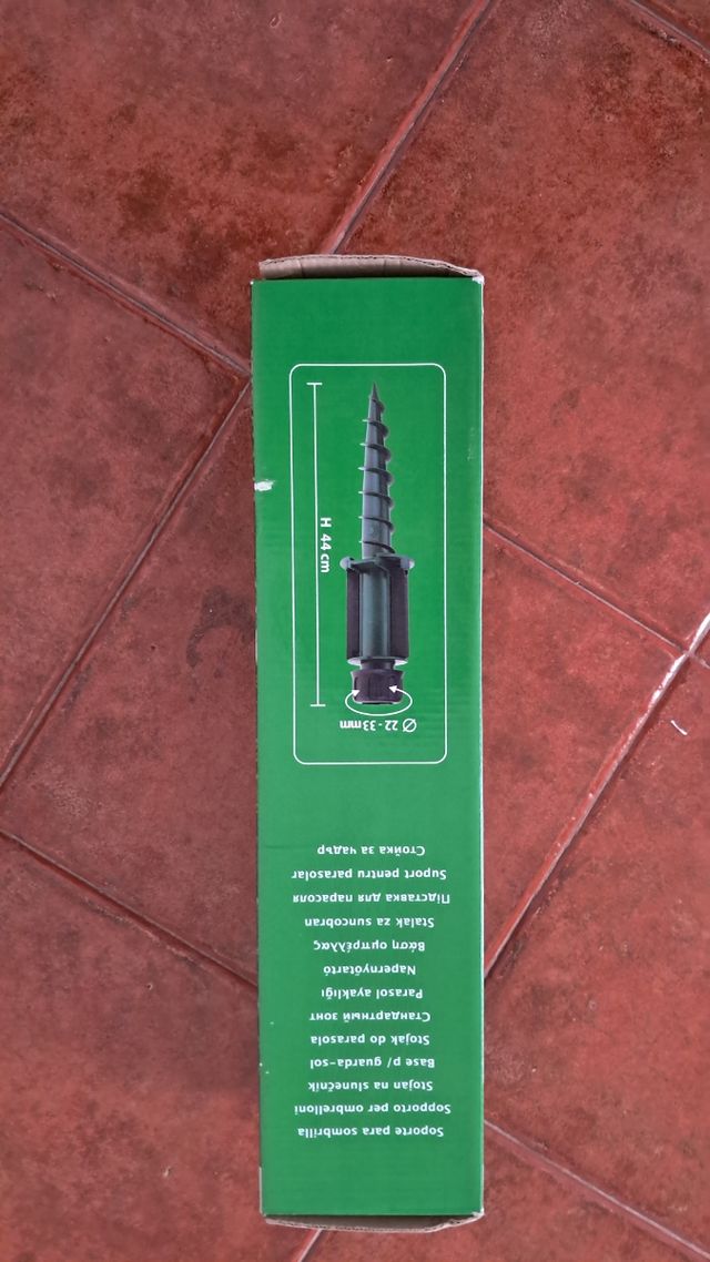 Suporte p/ Guarda-Sol - Novo