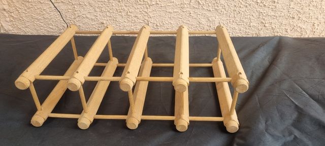 Botellero madera - 6 botellas