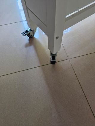 Nuovo tavolo pieghevole Ikea NORDEN bianco + ruote.