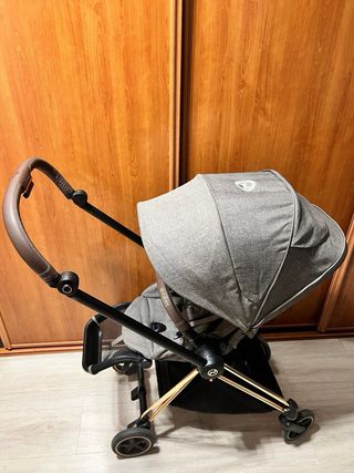 Cybex Mios Rosegold: Cochecito dúo + cubrepiés