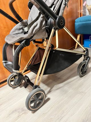 Cybex Mios Rosegold: Cochecito dúo + cubrepiés