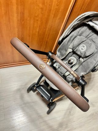 Cybex Mios Rosegold: Cochecito dúo + cubrepiés