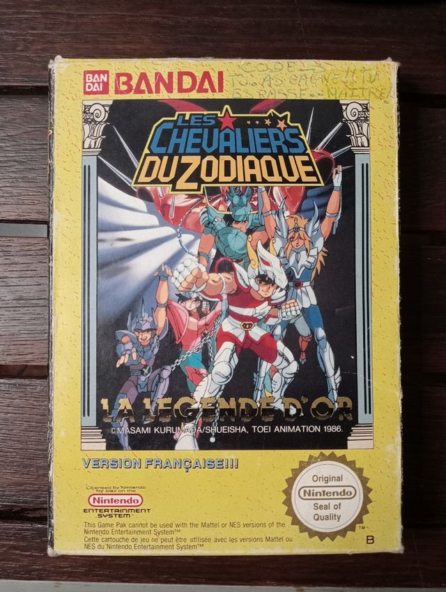 Caballeros del Zodiaco - PAL FRA Nintendo NES