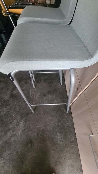 Sgabello bar Steelcase Palm - Grigio