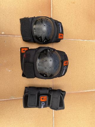 Patines OXELO Decathlon T32-34 bolsa y proteccione