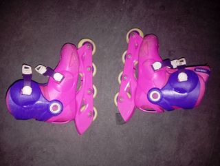Patines Oxelo niña rosa-morado num 32-34