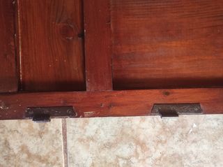 Puerta madera maciza antigua