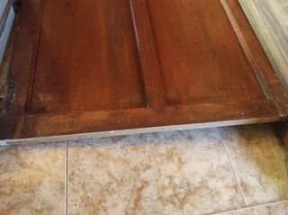 Puerta madera maciza antigua