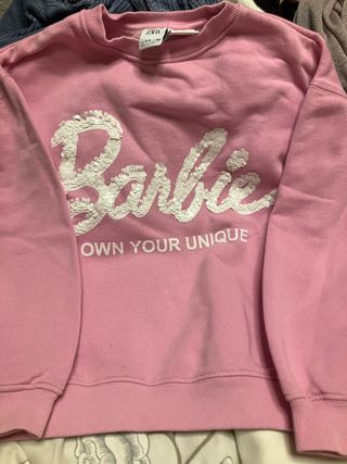 Sudadera Zara Barbie niña L