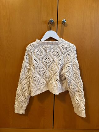 Jersey niña calado invierno
