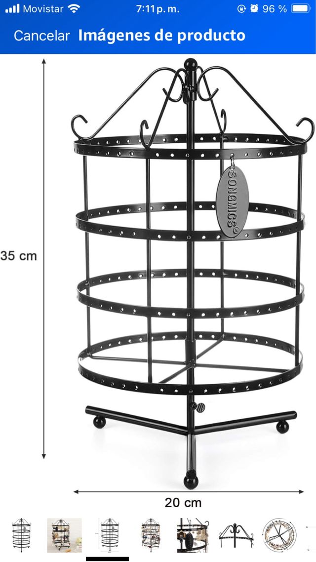 Expositor Joyas - Giratorio - 35cm