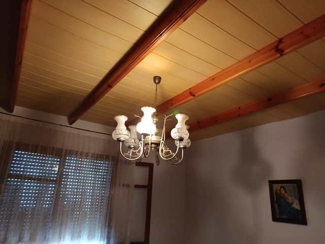 Lámpara araña vintage 6 luces