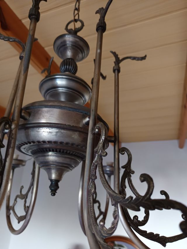 Lámpara araña vintage 6 luces