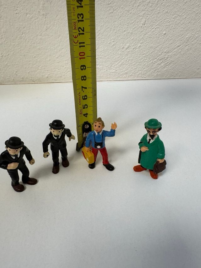 Tintín figuras Plastico 4uds