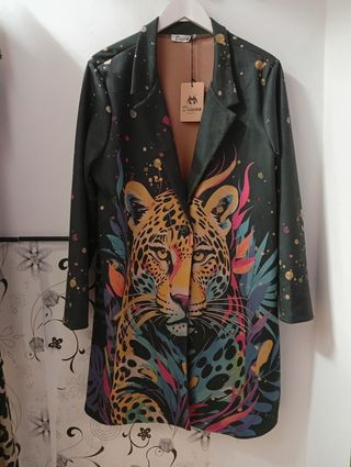 Chaqueta Dvesna leopardo multicolor