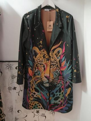 Chaqueta Dvesna leopardo multicolor