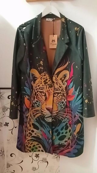 Chaqueta Dvesna leopardo multicolor