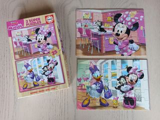 2 puzzles 25 piezas Minnie, Educa.