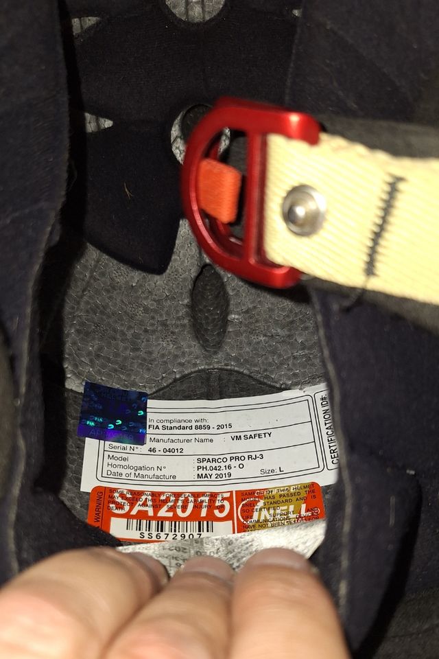 Casco Sparco PRO RJ3 