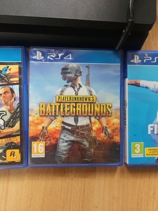 PS4 (PlayStation 4) - GTA V, Battlefield, FIFA 19