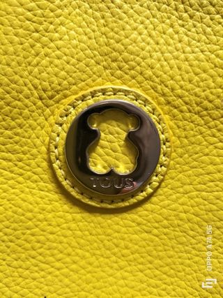 CHOLLO!! Bolso TOUS amarillo como NUEVO 