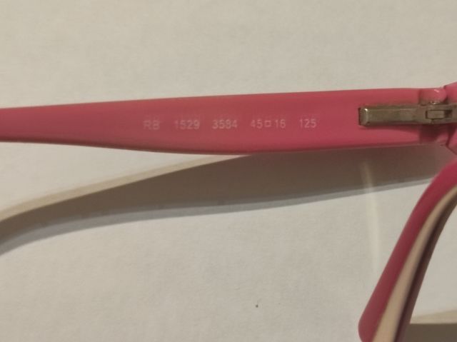 Montura de afas Ray Ban infantiles fucsia y rosa