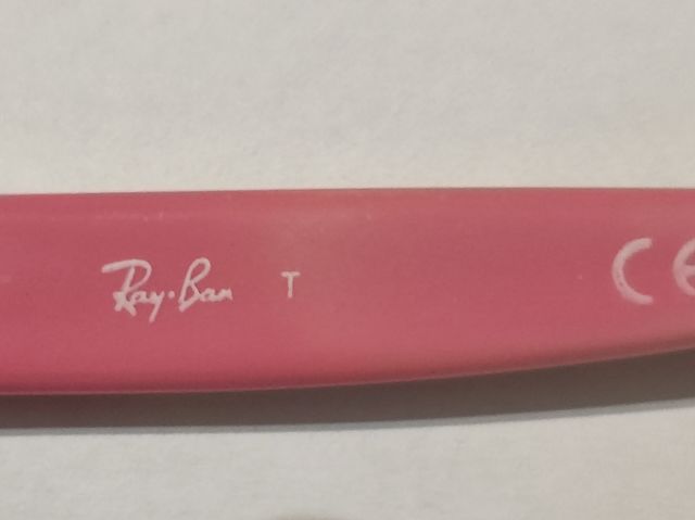 Montura de afas Ray Ban infantiles fucsia y rosa