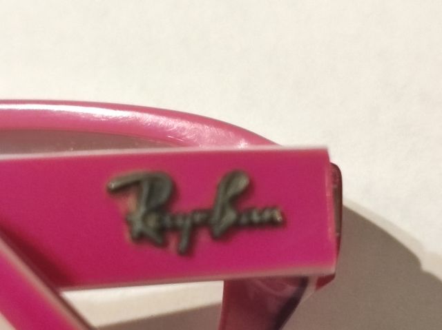 Montura de afas Ray Ban infantiles fucsia y rosa