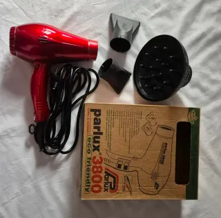Secador Parlux 3800 Eco-Friendly Rojo