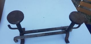 2 Leñeros Hierro - 38cm