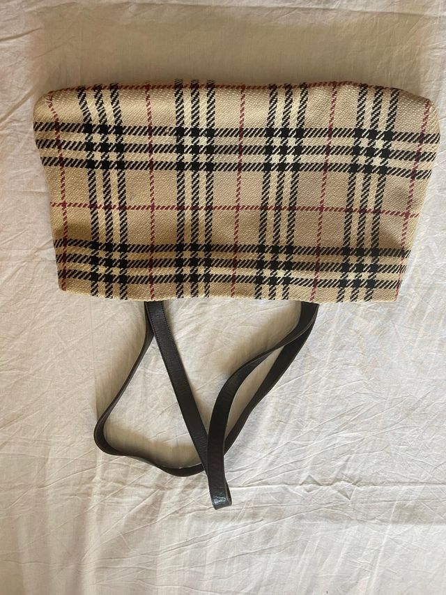 Bolso Burberry original beige-negro