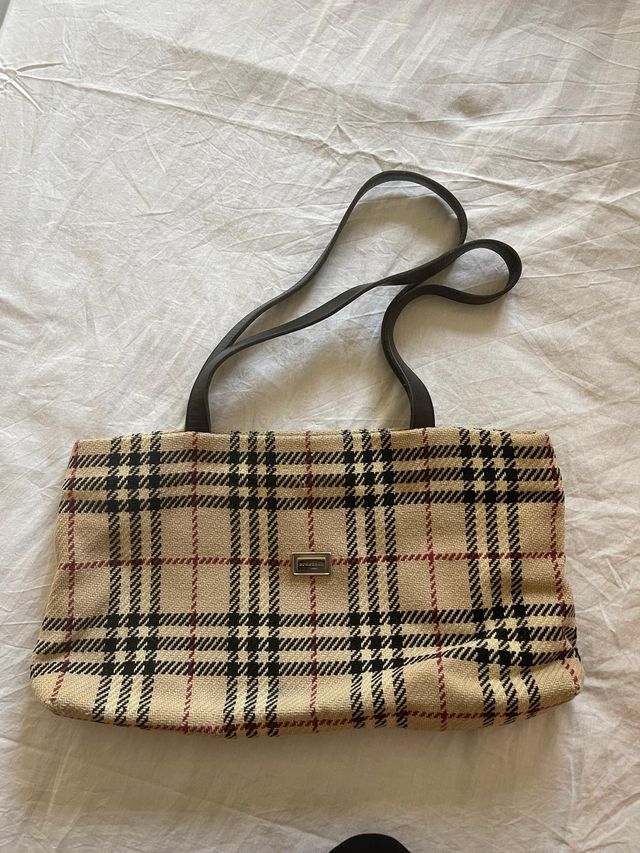 Bolso Burberry original beige-negro