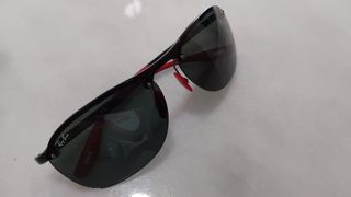 Ray-Ban Gafas Sol - Negras/Rojas