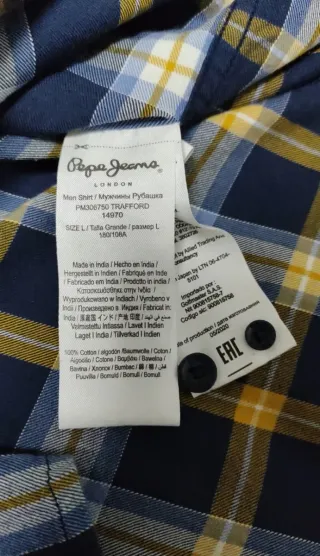 Camisa Pepe Jeans | Azul-Amarilla