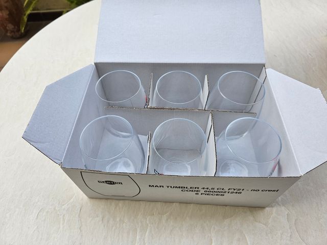 6 Copos Martini - Cristalaria