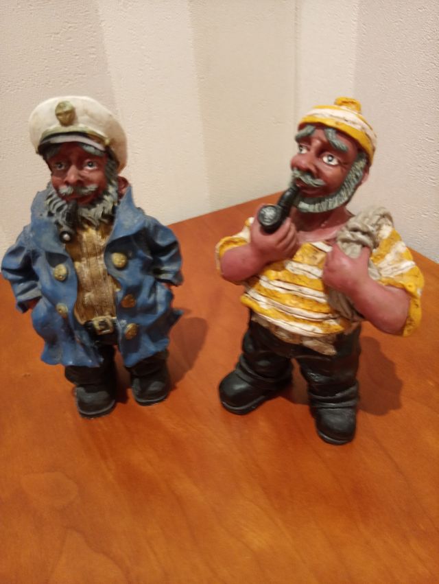 2 Figuras Marineras Vintage