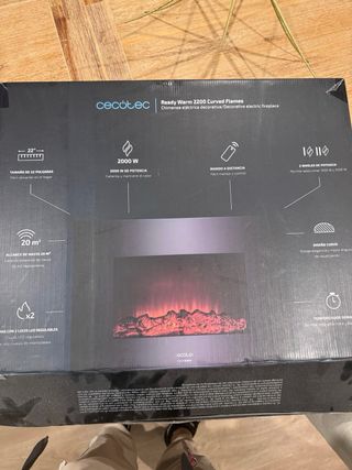 Chimenea eléctrica Cecotec