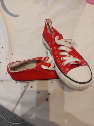 Zapatillas rojas talla 36