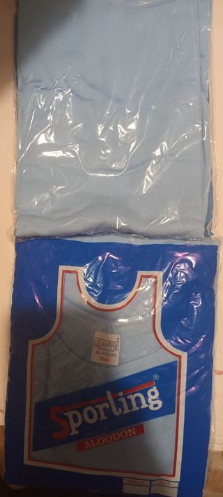 2 Camisetas Interior Caballero algodón T56