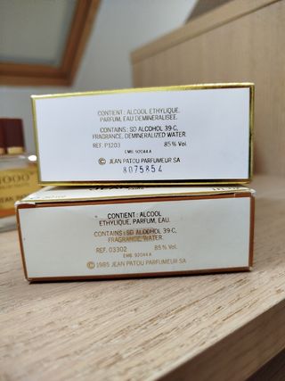 Jean Patou vintage lote: Joy & 1000