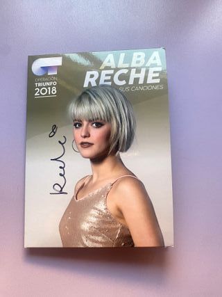 CD firmado Alba Reche OT 2018