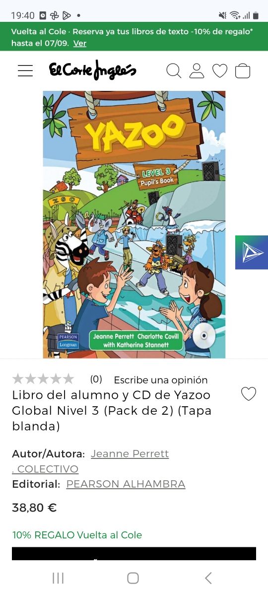 Yazoo Global Level 3 Pupil's Book and CD (2) Pack
